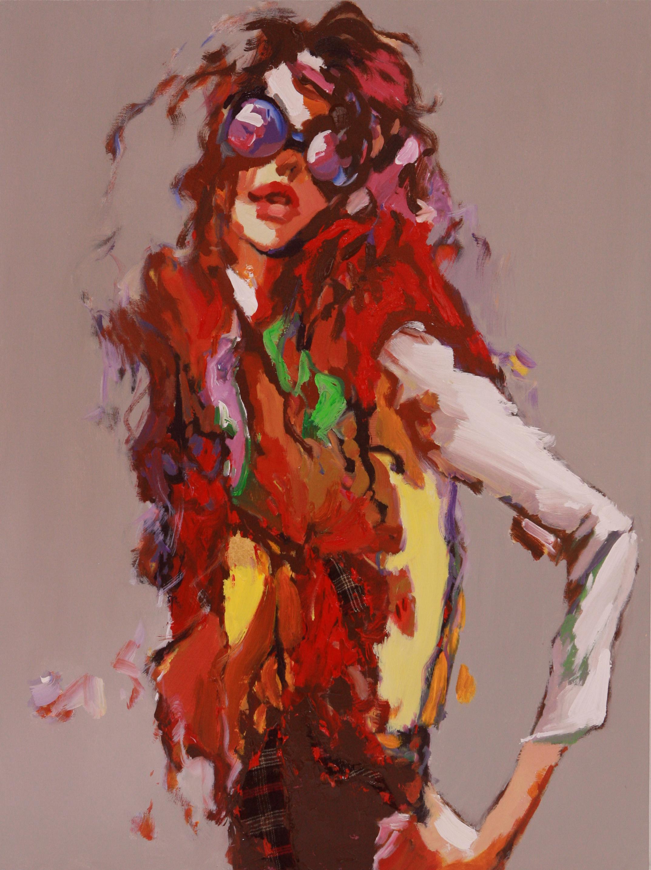 Colorful Woman Painting